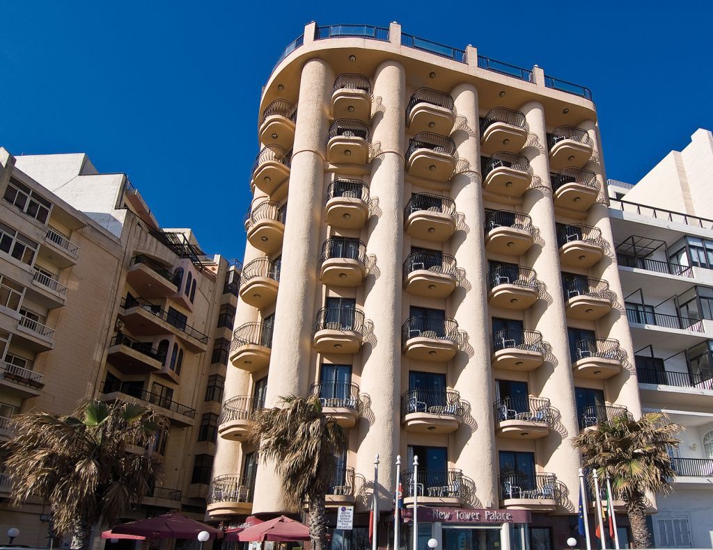 The New Tower Palace Hotel Sliema Exterior photo